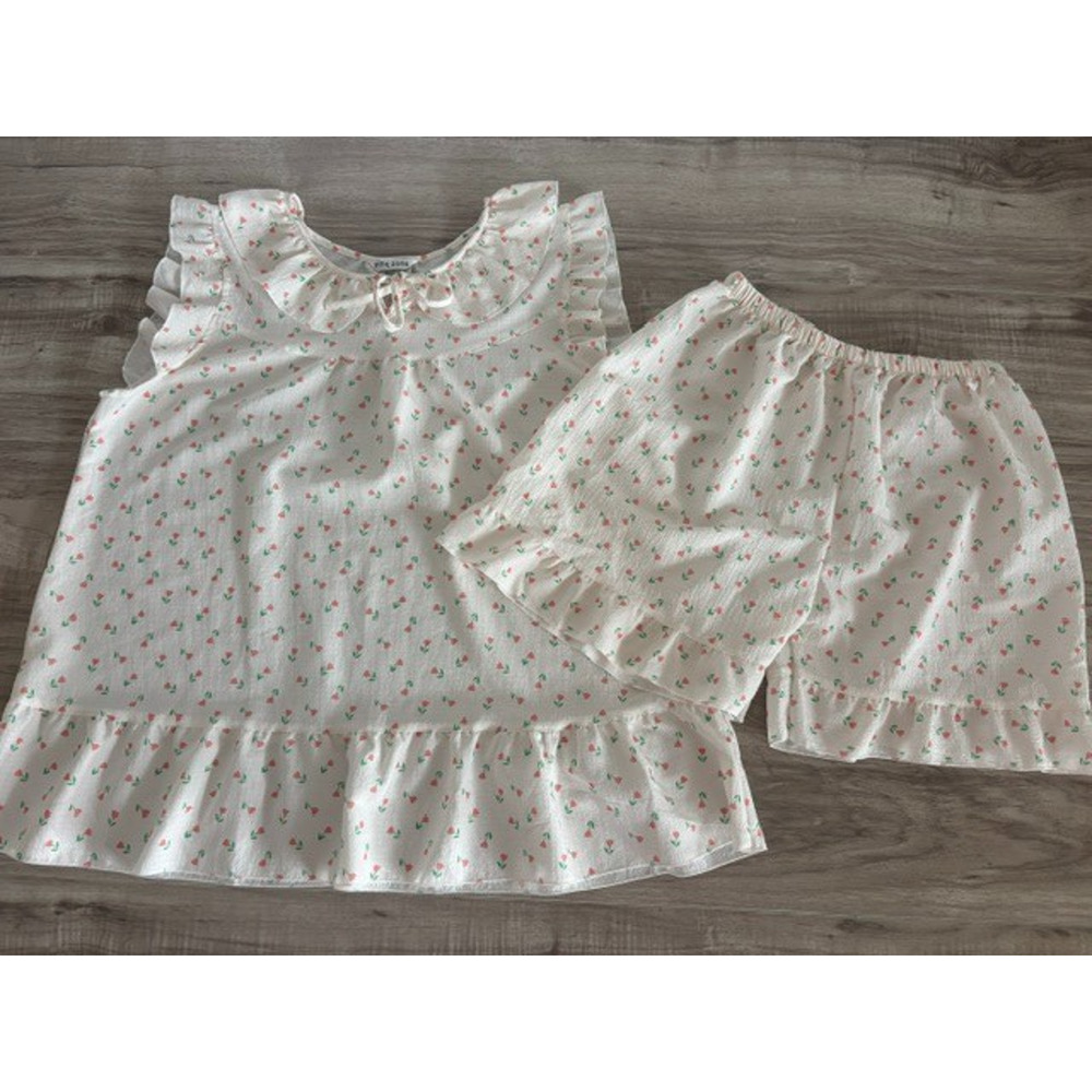 2 Pcs Pink Zone Women's Lounge/Sleepwear Matching Top & Bottom-Size O/S